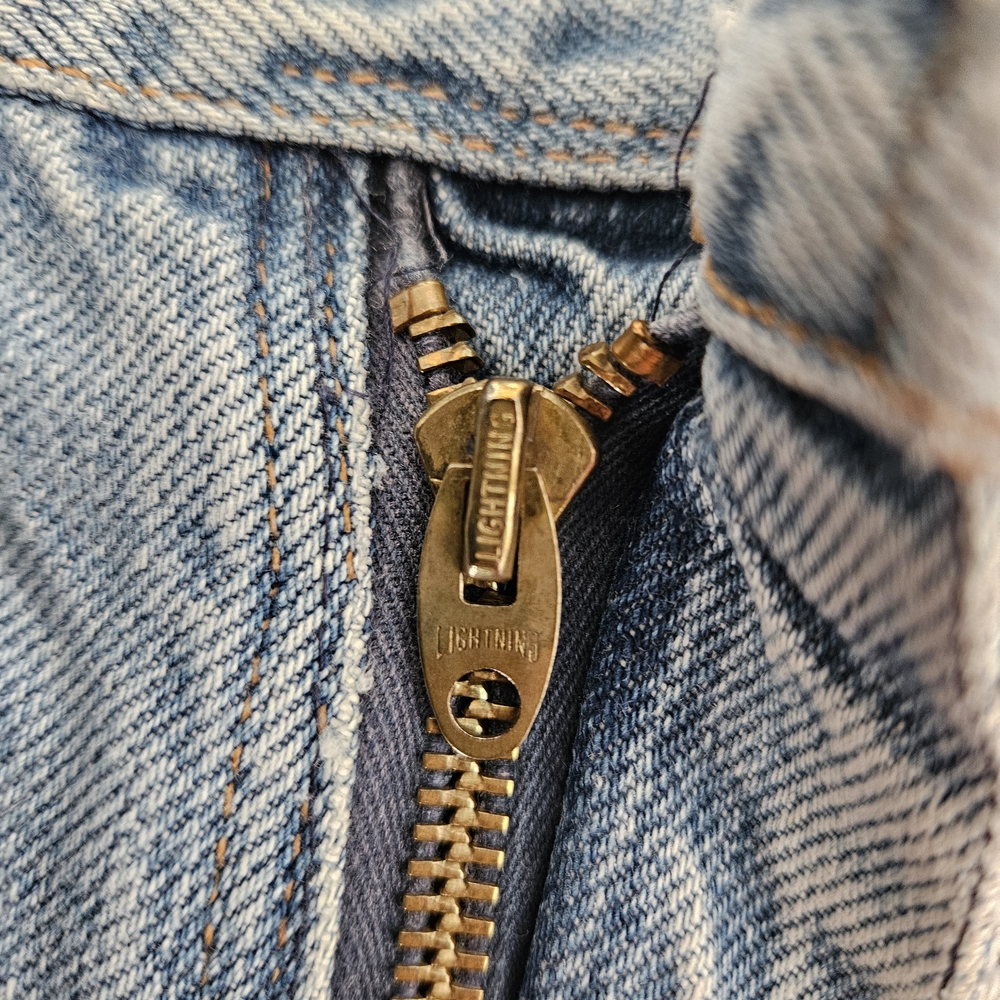 Light Blue Wide Leg Jeans - Picture 5 of 8